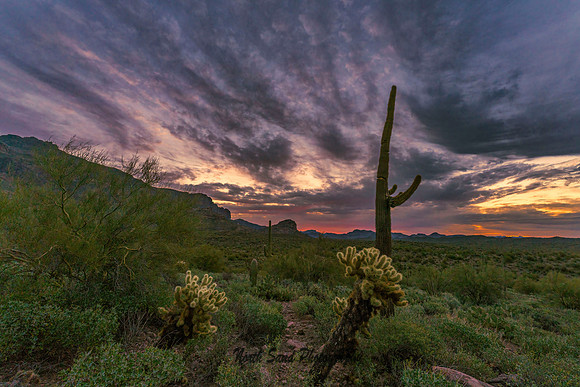 Superstition Mountains Sunrise