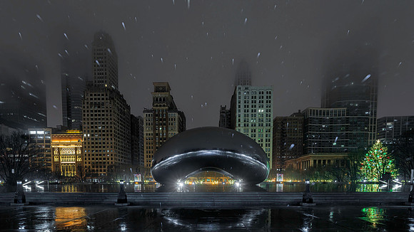 Chicago Bean/Raindrops