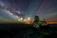 Milky Way Over Hollow Rock