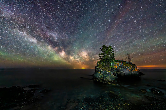 Milky Way Over Hollow Rock
