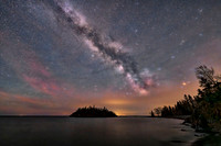Milky Way over Ellingson Island