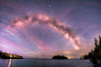 Milky Way over Ellingson Island