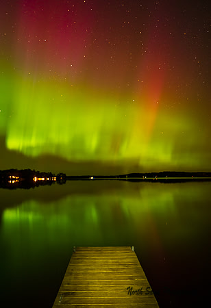 Northern Lights over North Sand