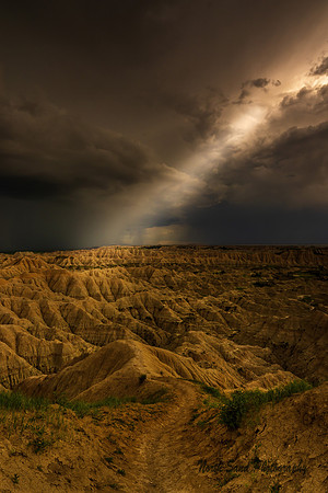 Storm Break over the Badlands