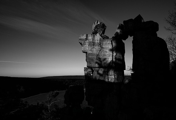 First light at Devil's Doorway