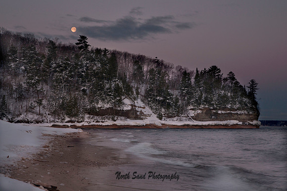 Full Moon over Lake Superior