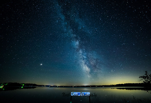 Milky Way over North Sand