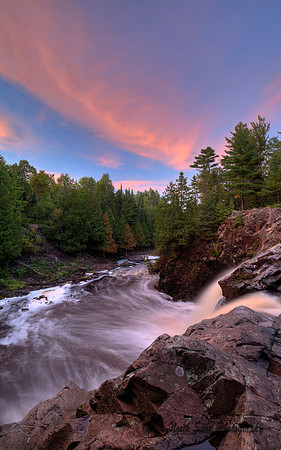 Little Manitou Falls Sunset
