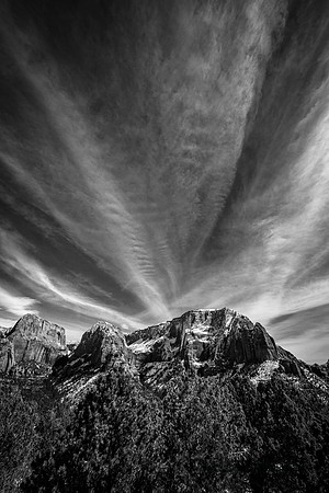 Kolob Canyon BW