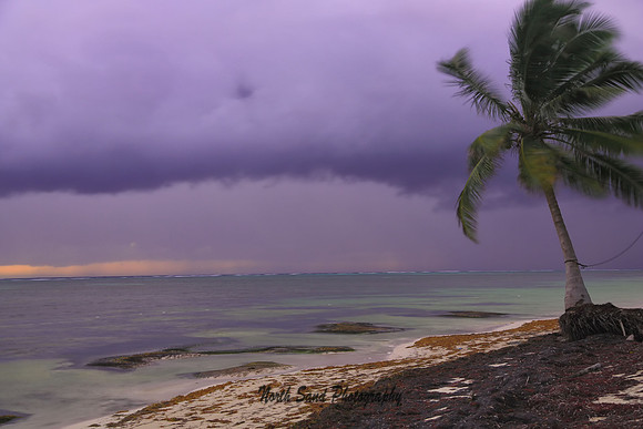 Storm Clouds over Punta Cana (Twilight Filter)
