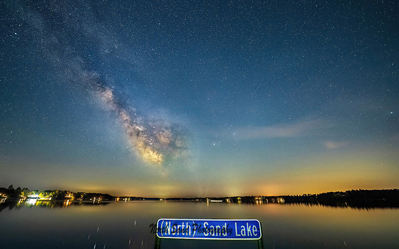Milky Way over North Sand